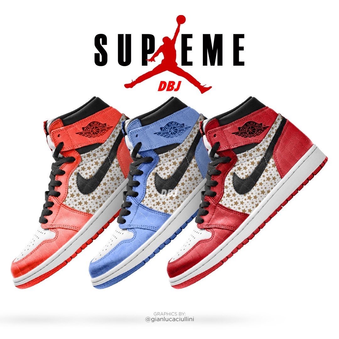 Supreme Air Jordan 1 High Supreme Air Jordan 1 High