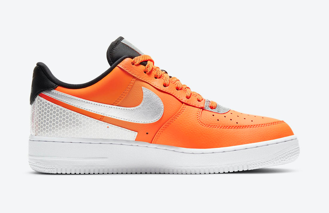 3M Nike Air Force 1 Low Total Orange CT2299-800 Release Date Info