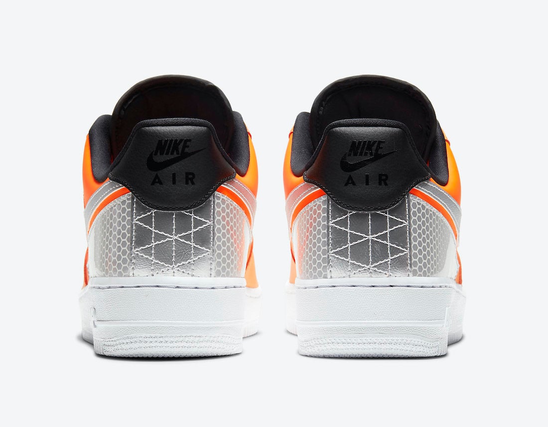 3M Nike Air Force 1 Low Total Orange CT2299-800 Release Date Info