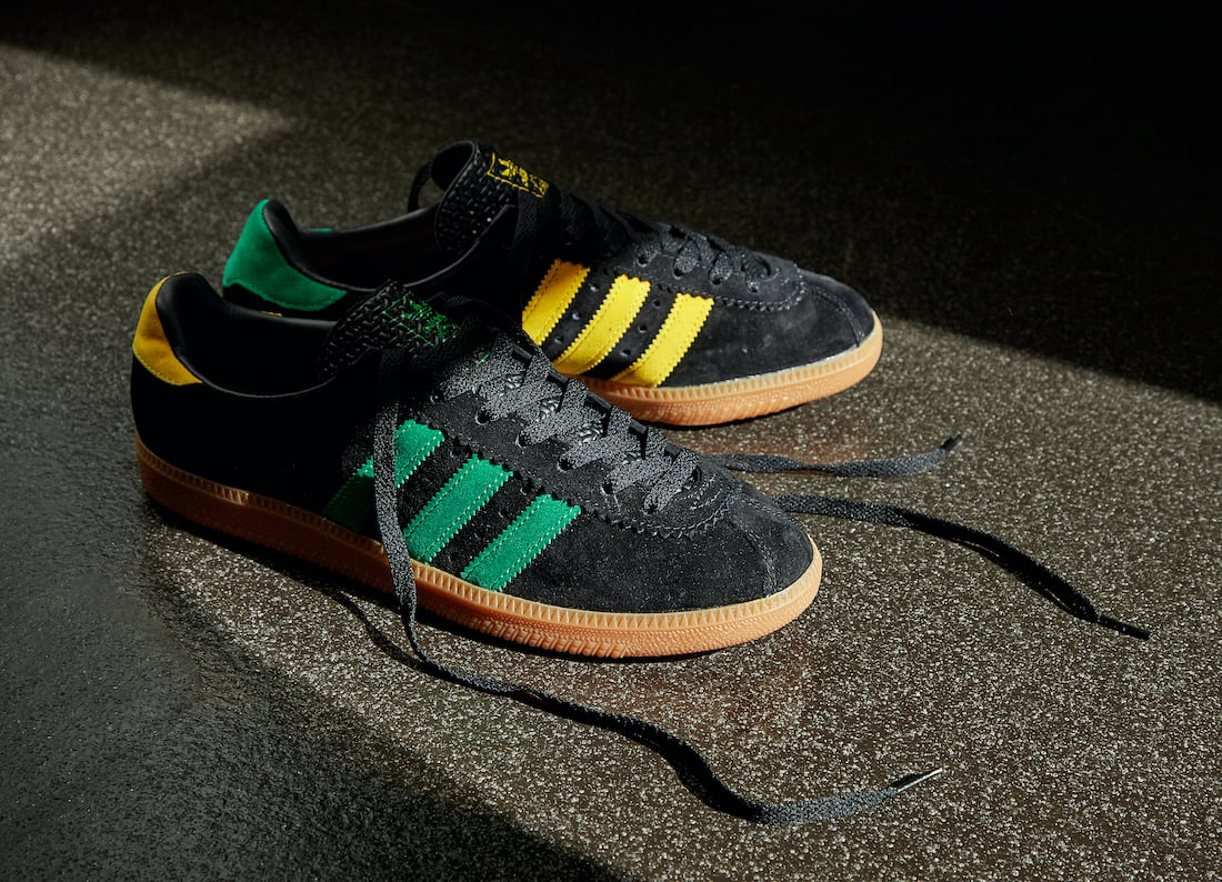 adidas Padiham Releases in Alternating Green and Yellow Accents