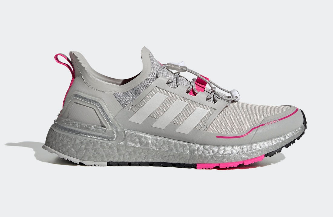 adidas Ultra Boost WINTER.RDY in Grey and Pink