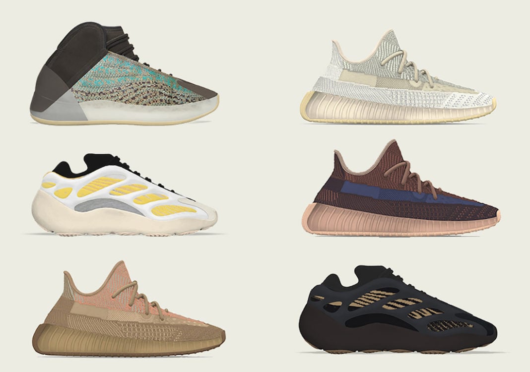 adidas Yeezy Holiday 2020 Release Dates 