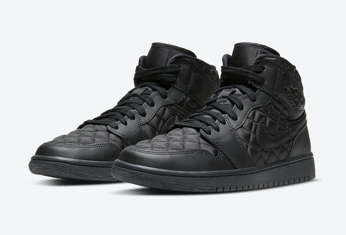 Air Jordan 1 Mid Black Quilted DB6078-001 Release Date Info Air Jordan 1 Mid Black Quilted DB6078-001 Release Date Info