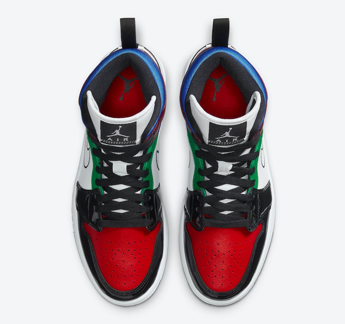 Air Jordan 1 Mid Multi-Color DB5454-001 Release Date Info 