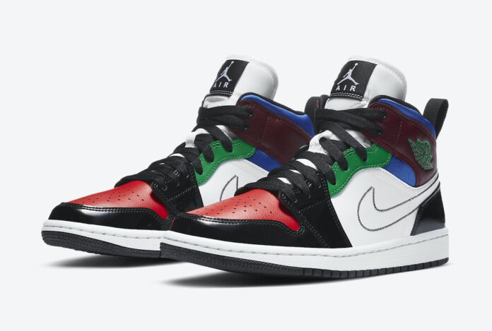 aj 1 mid colorful