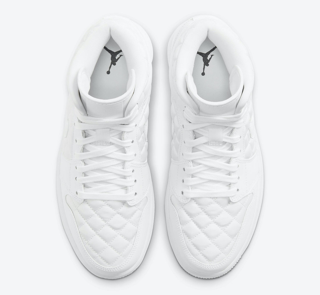 Air Jordan 1 Mid White Quilted DB6078-100 Release Date Info