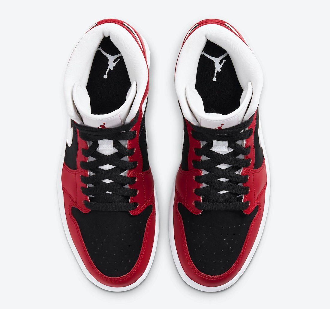 Air Jordan 1 Mid WMNS Gym Red White Black BQ6472-601 Release Date Info