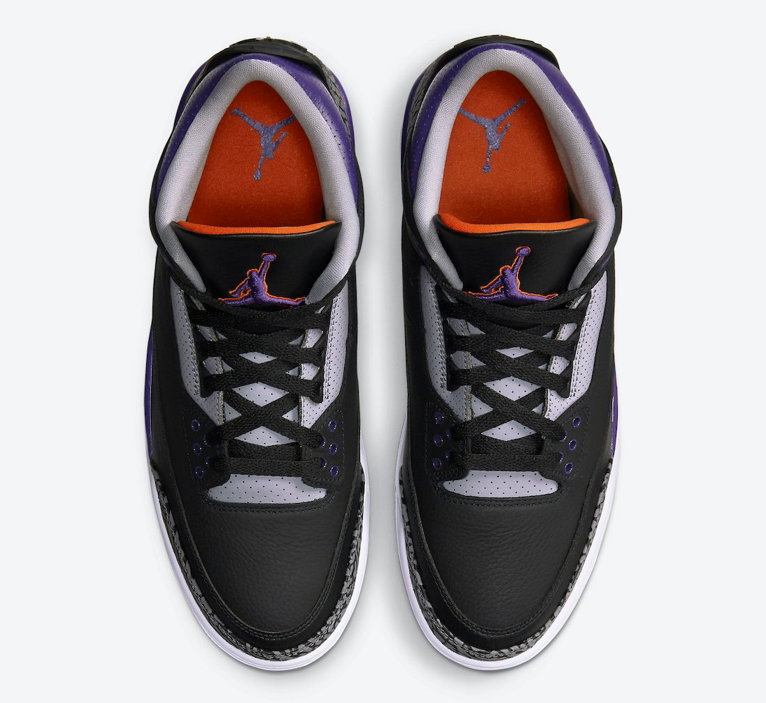Air Jordan 3 Black Court Purple CT8532-050