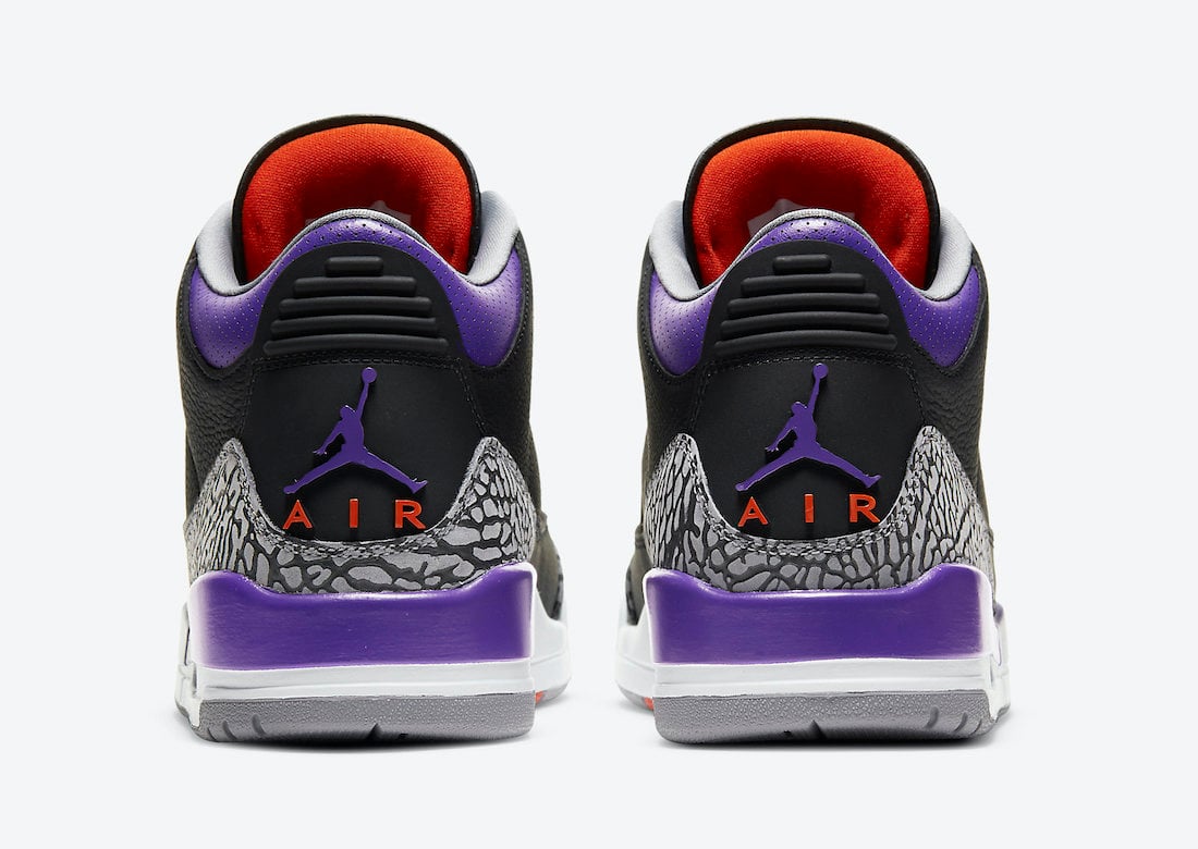 Air Jordan 3 Black Court Purple CT8532-050