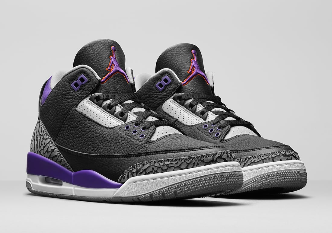 Air Jordan 3 Court Purple CT8532-050 Release Info