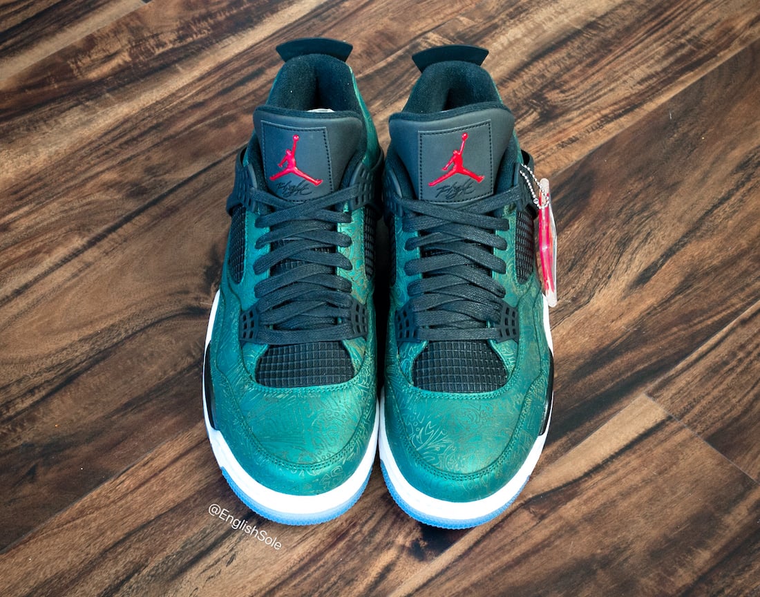 Air Jordan 4 Green Laser