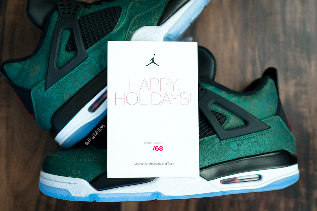 Air Jordan 4 Green Laser