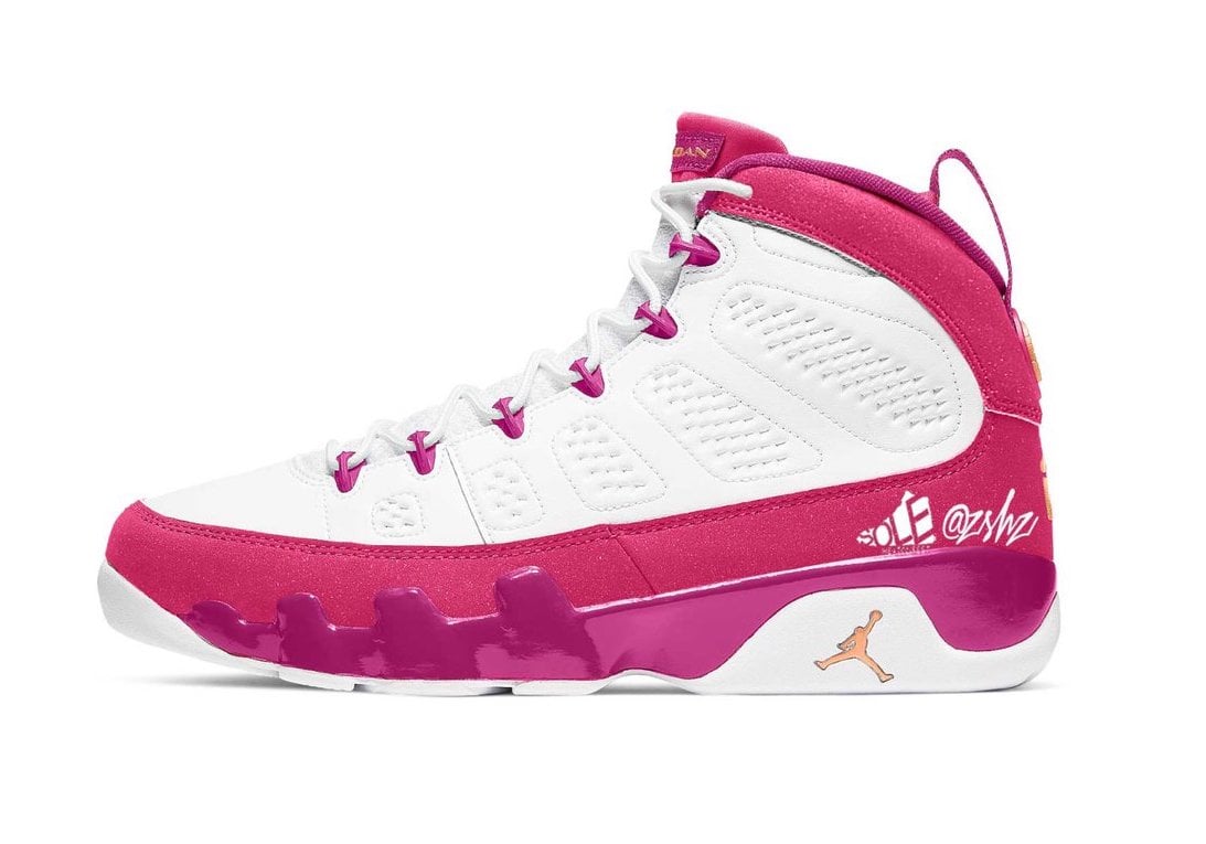 Air Jordan 9 White Desert Berry Healing Orange Cactus Flower CV0420-100 Release Date Info