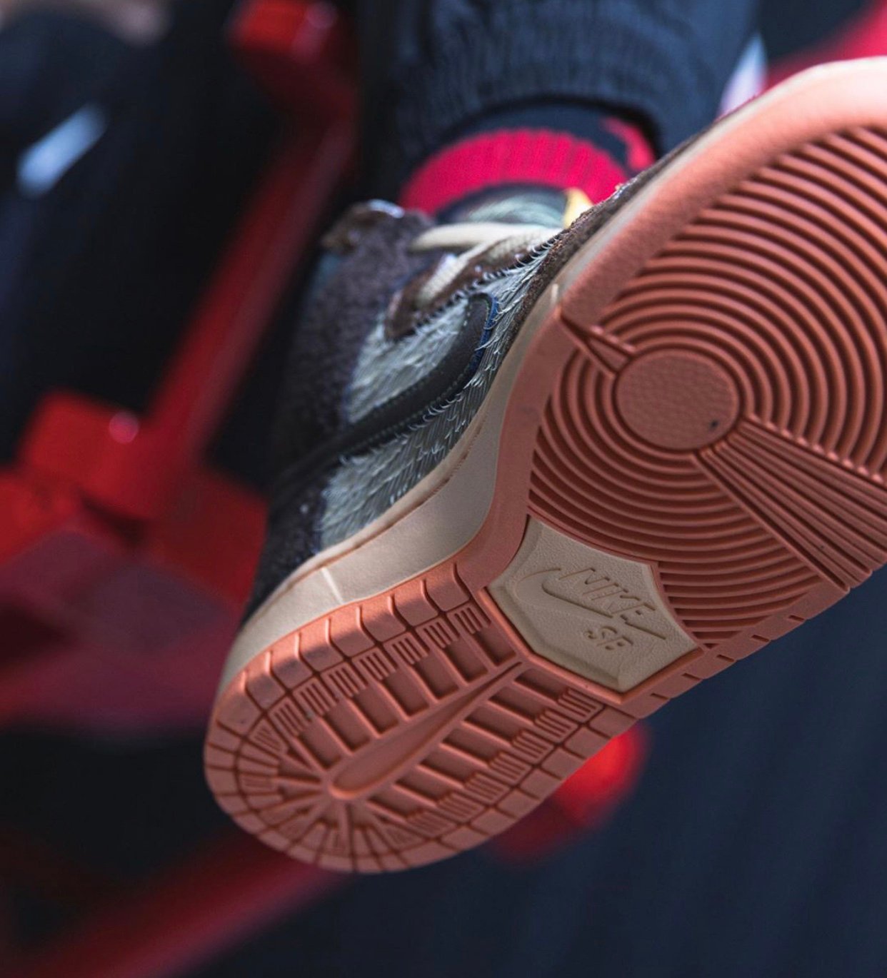 Concepts Nike SB Dunk High Duck On Feet