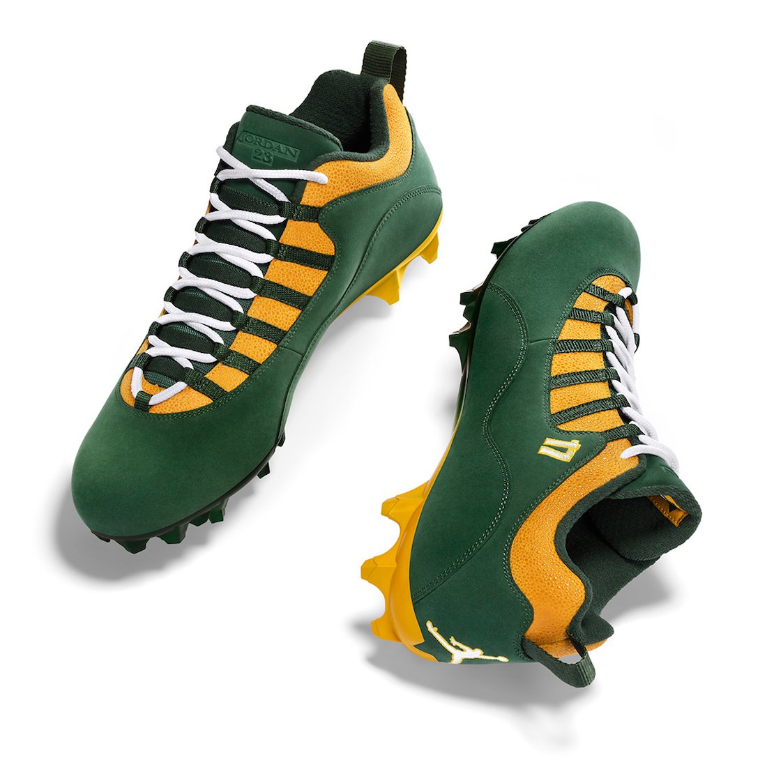 Devante Adams Air Jordan 10 NFL 2020 PE Cleats