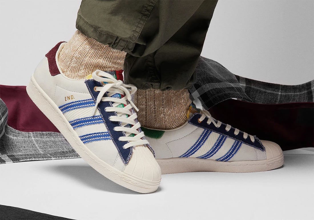 END x adidas Superstar ‘Alternative Luxury’ Features Sashiko Patchwork