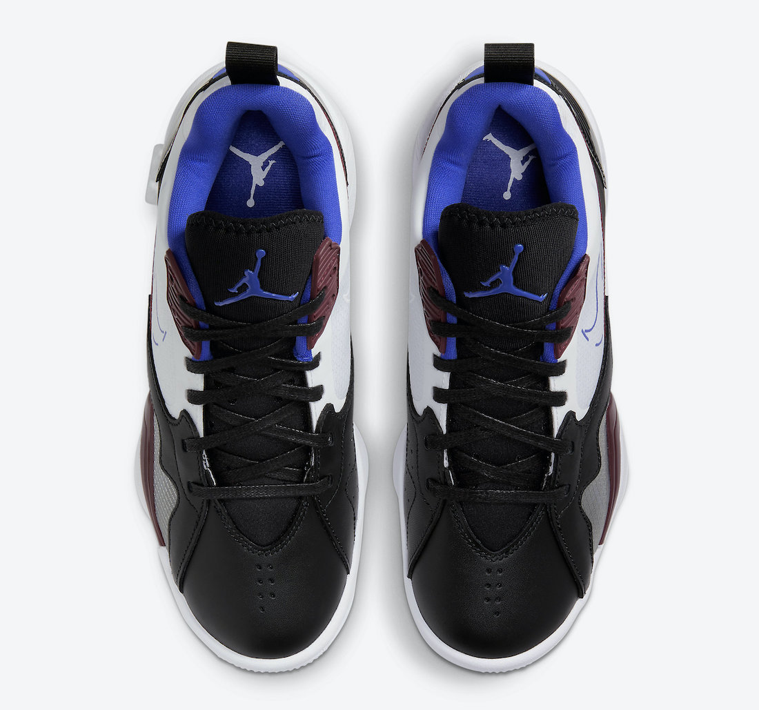 Jordan Zoom 92 White Black Blue Burgundy CK9184-004 Release Date Info