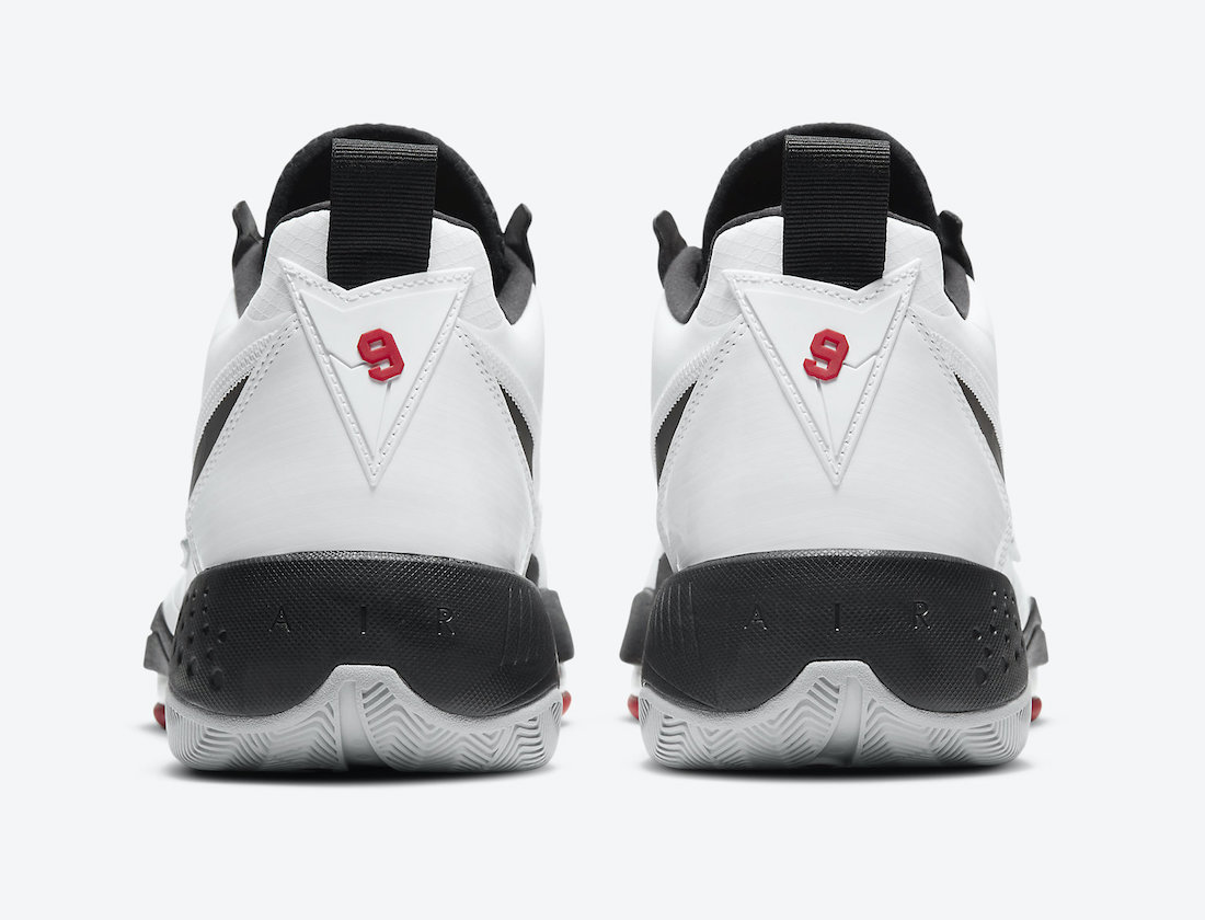 Jordan Zoom 92 White Black Gym Red CK9183-106 Release Date Info