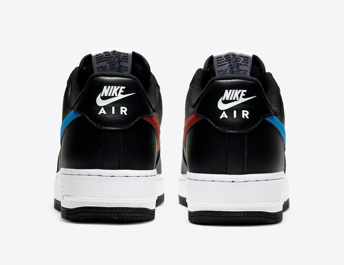 Nike Air Force 1 Black University Red Photo Blue CT2816-001 Release Date Info