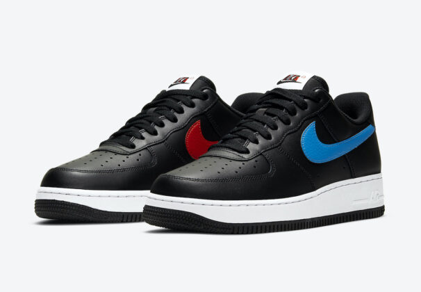 Nike Air Force 1 Black University Red Photo Blue CT2816-001 Release ...