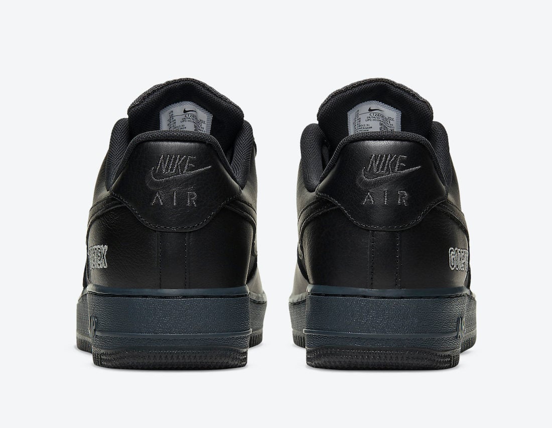 Nike Air Force 1 Gore-Tex Anthracite Black CT2858-001 Release Date Info