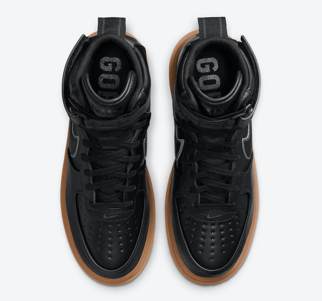 Nike Air Force 1 Gore-Tex Boot Black Gum CT2815-001 Release Date Info