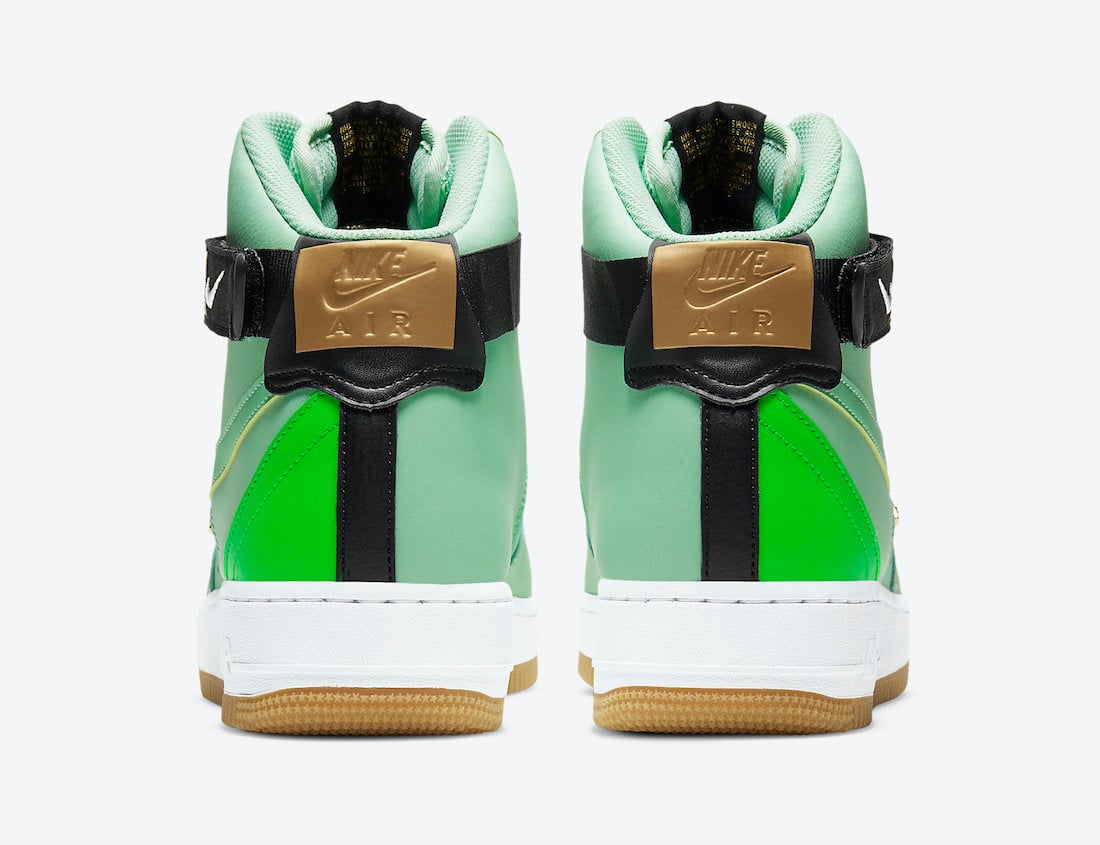 Nike Air Force 1 High NBA Green CT2306-100 Release Date Info