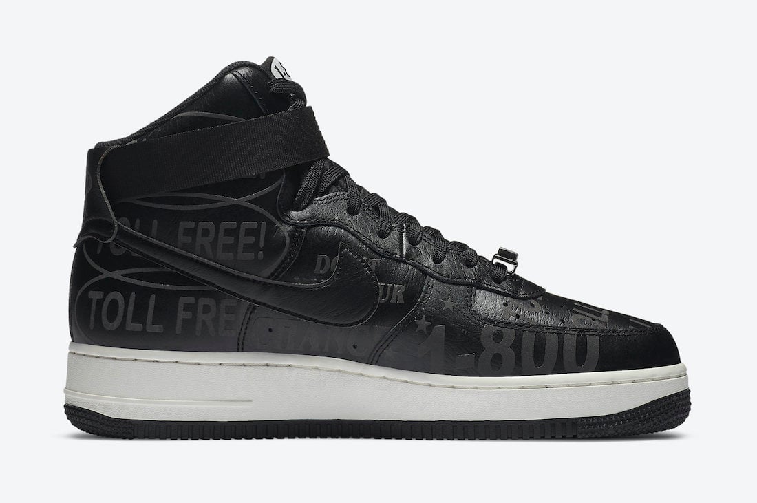 Nike Air Force 1 High Toll Free CU1414-001 Release Date Info