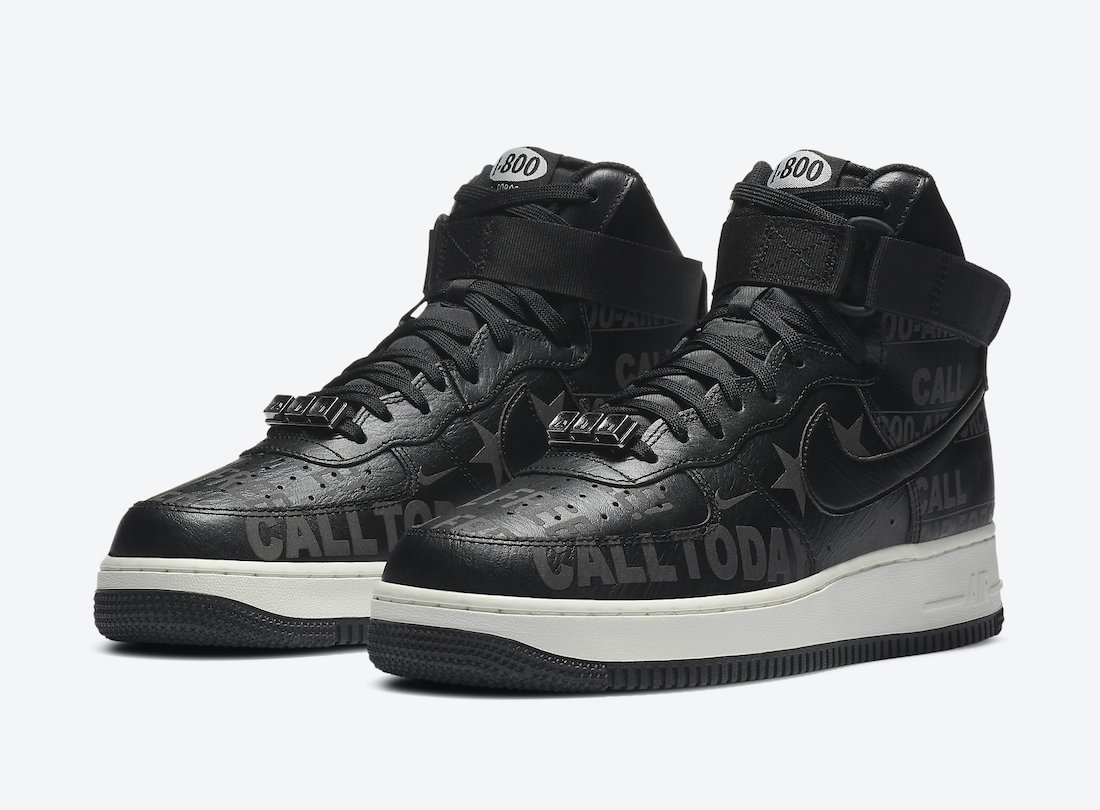 Nike Air Force 1 High Toll Free CU1414-001 Release Date Info