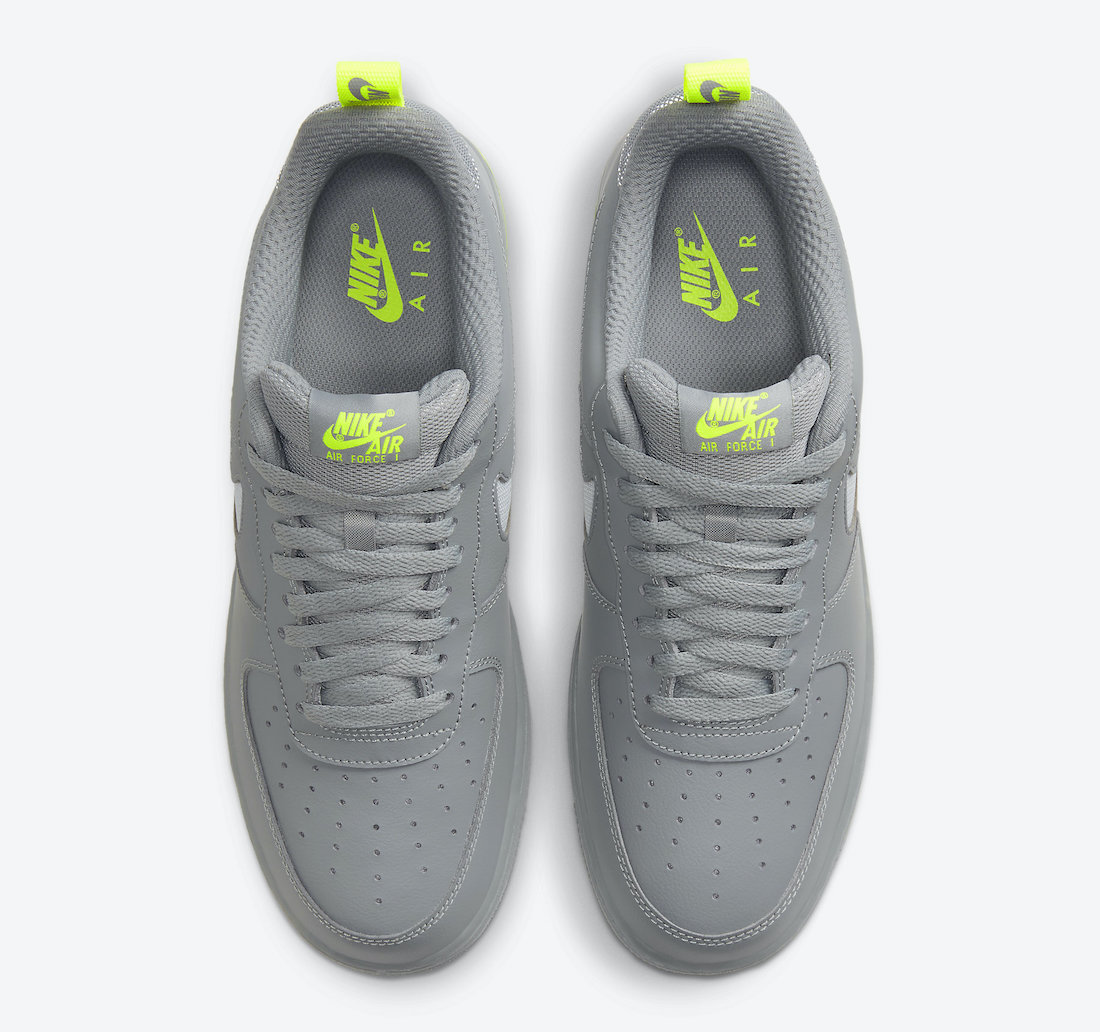 Nike Air Force 1 Low Grey Volt DC1429-001 Release Date Info