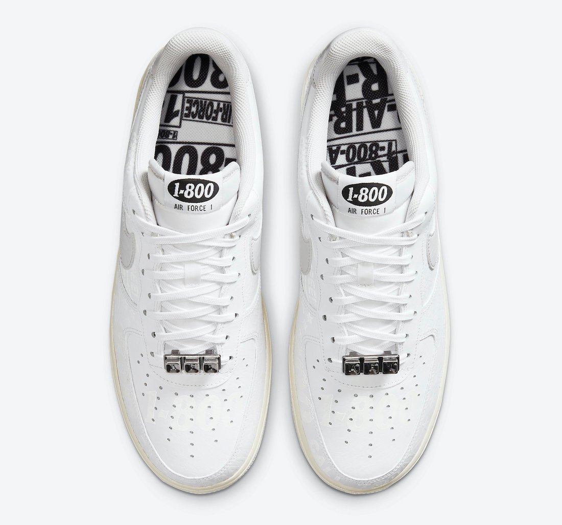 Nike Air Force 1 Low Toll Free CJ1631-100 Release Date Info