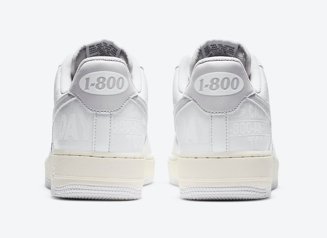 Nike Air Force 1 Low Toll Free CJ1631-100 Release Date Info