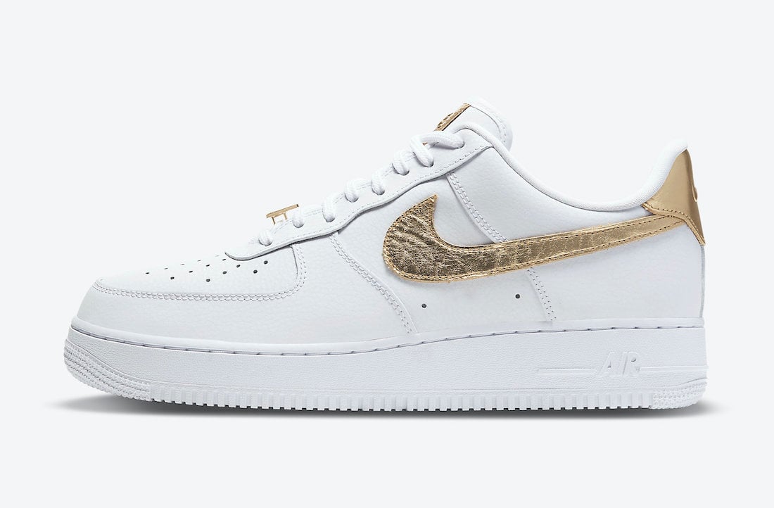 Nike Air Force 1 Low White Gold DC2181-100 Release Date Info