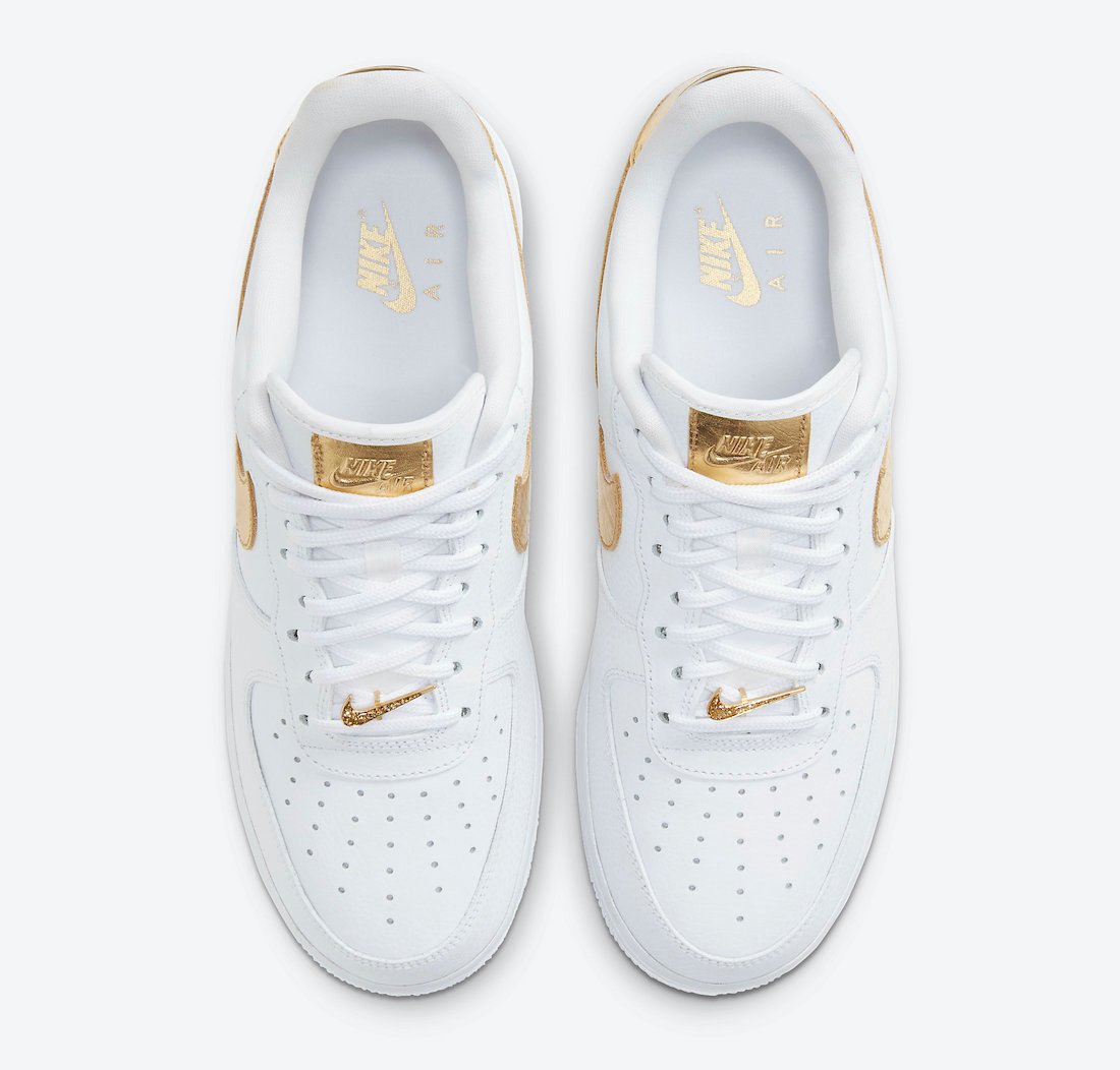 Nike Air Force 1 Low White Gold DC2181-100 Release Date Info