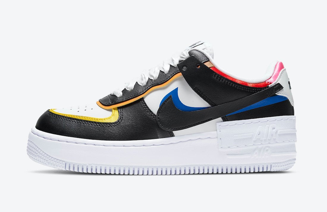 Nike Air Force 1 Shadow White Black Multicolor DC4462-100 Release Date Info
