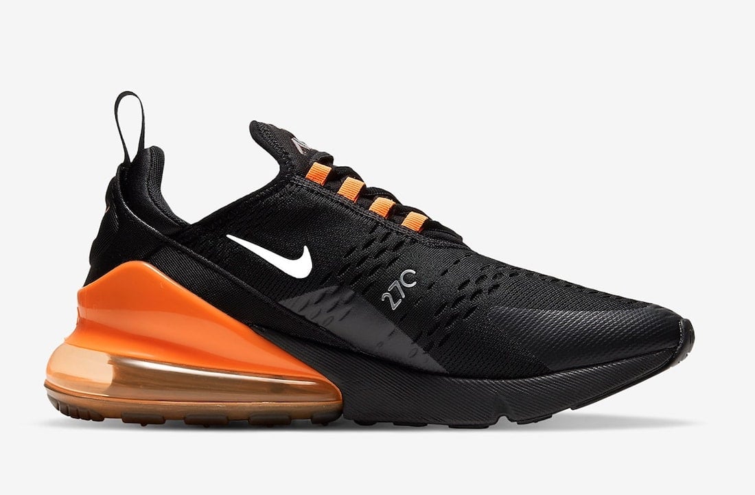 Nike Air Max 270 Black Orange DC1938-001 Release Date Info