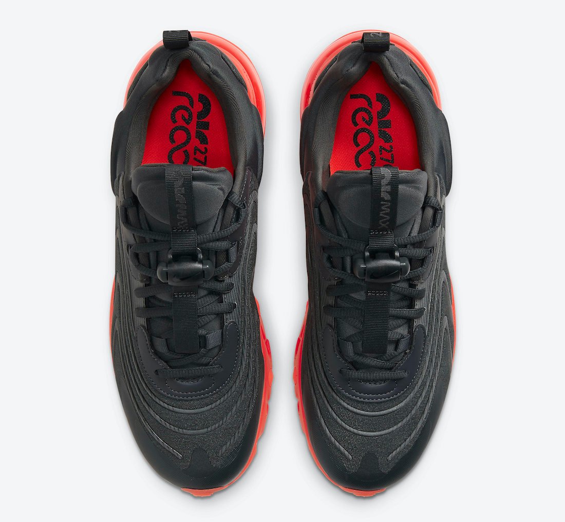 Nike Air Max 270 React ENG Black Orange CZ1759-002 Release Date Info