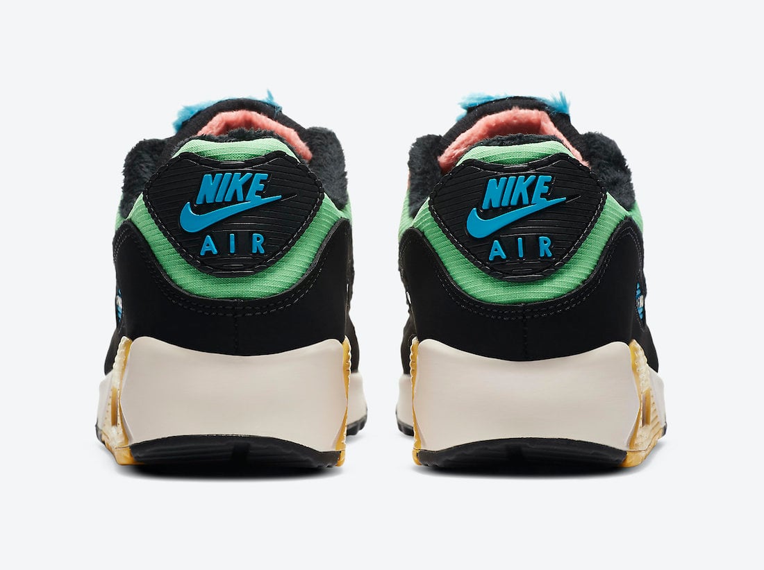 Nike Air Max 90 Multi-Color Fur CT1891-600 Release Date Info