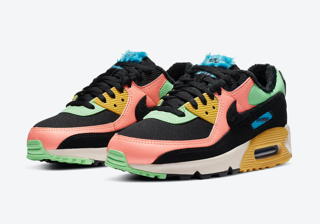 Nike Air Max 90 Multi-Color Fur CT1891 