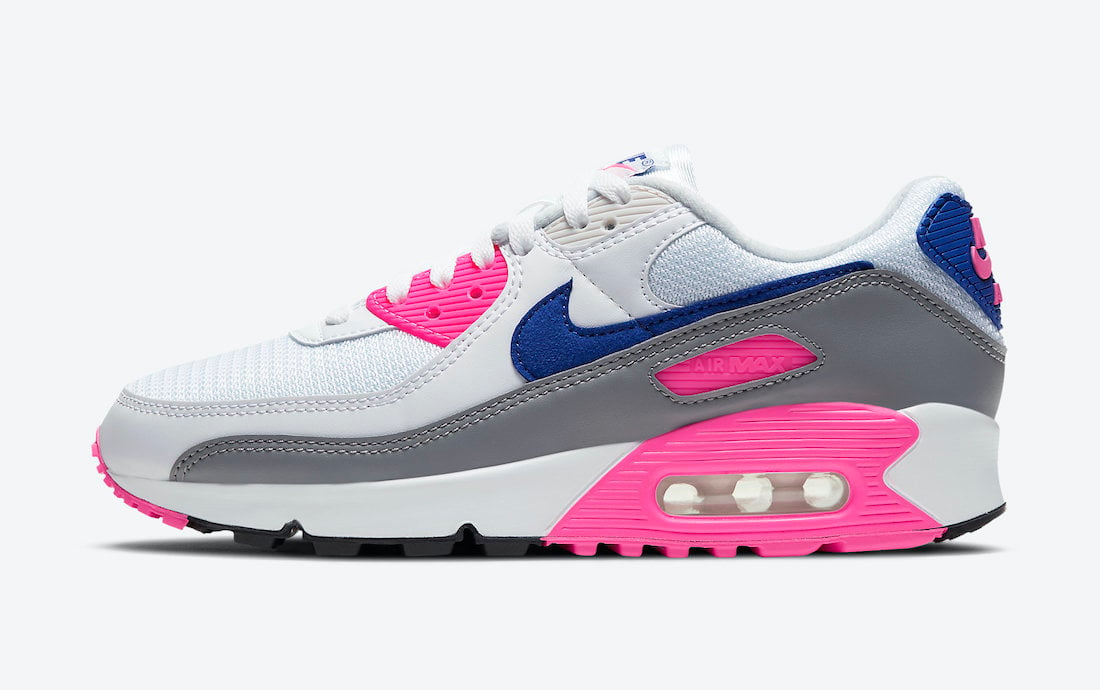 Nike Air Max 90 WMNS Concord Pink Blast CT1887-100 Release Date Info