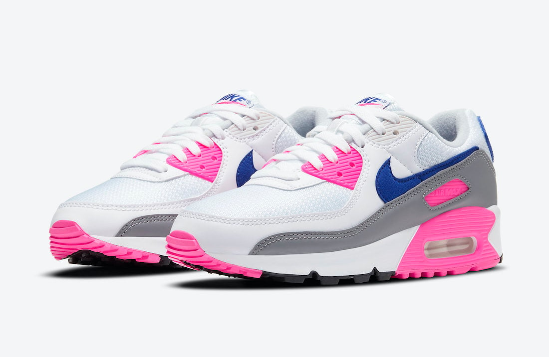 Nike Air Max 90 WMNS Concord Pink Blast CT1887-100 Release Date Info