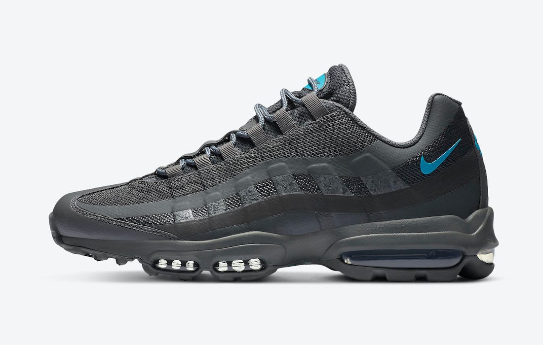 Nike Air Max 95 Ultra Anthracite Laser Blue DC1934-001 Release Date Info