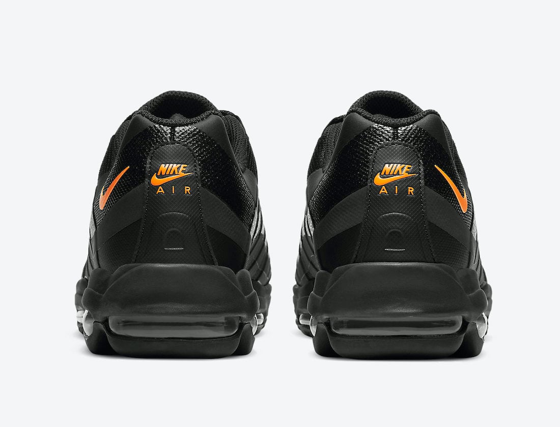 Nike Air Max 95 Ultra Black Orange DC1934-002 Release Date Info