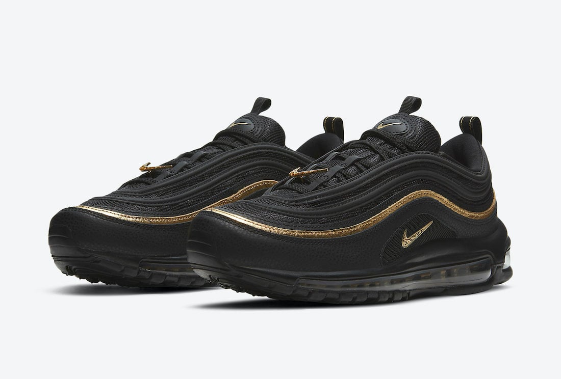 nike air 97 black and gold