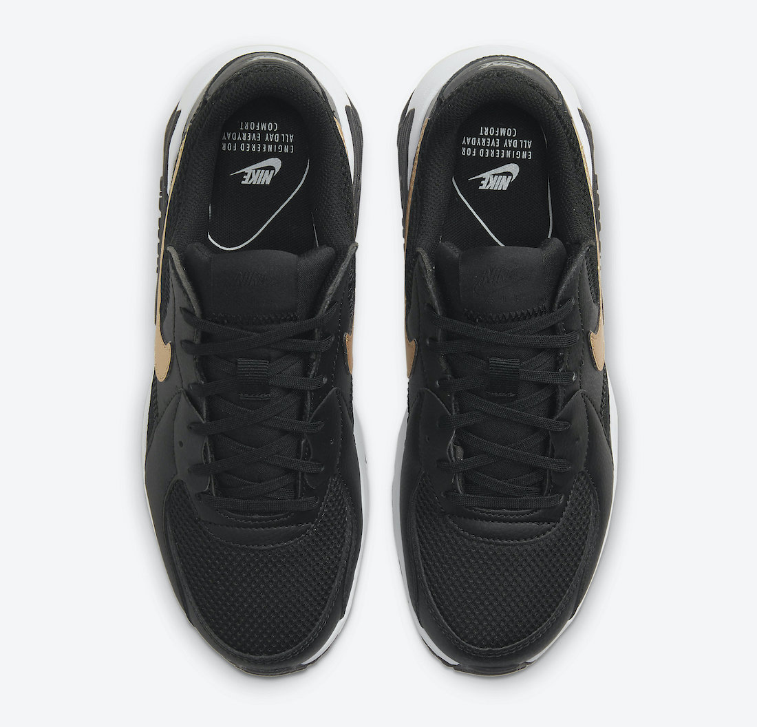 Nike Air Max Excee Black Gold DH1088-001 Release Date Info