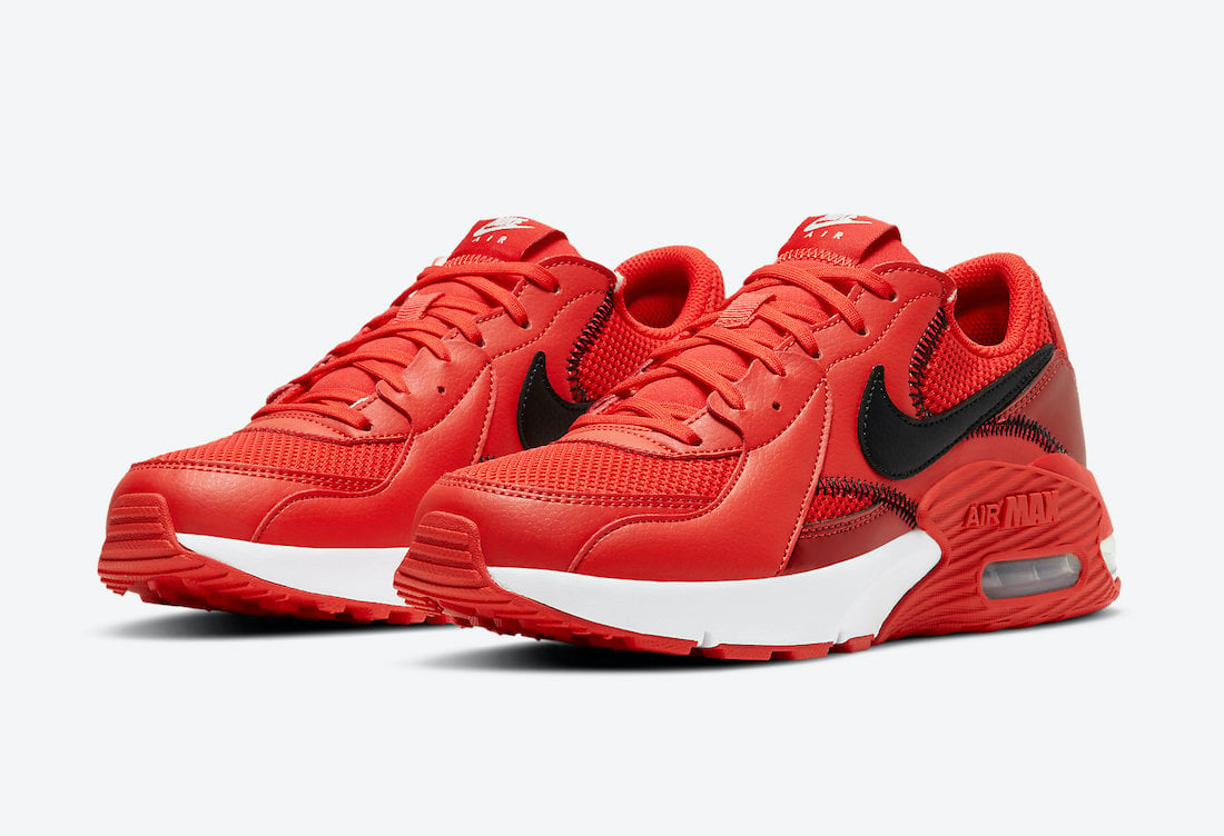 Nike Air Max Excee in Red and Black