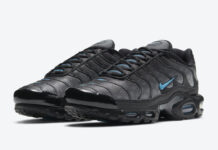 nike air max plus black blue