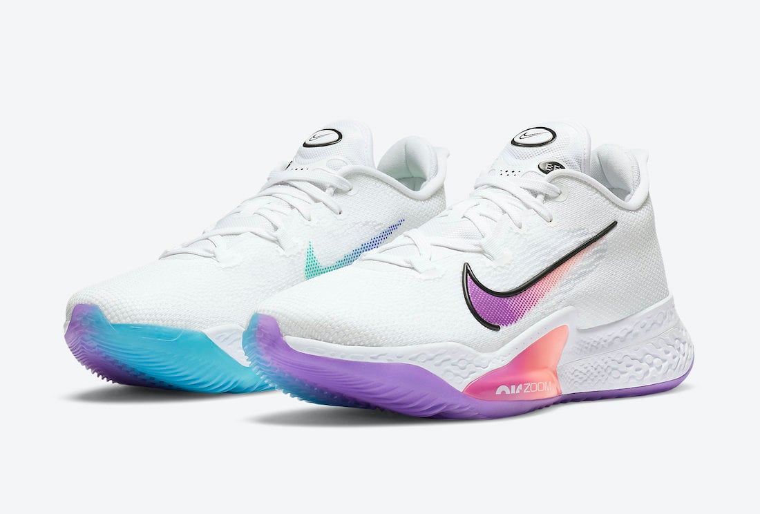 Nike Air Zoom BB NXT in White and Hyper Violet