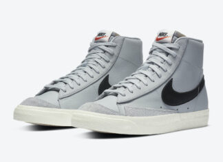 nike grey high top blazers