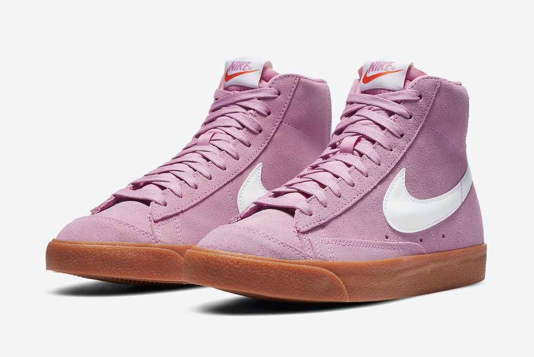Nike Blazer Mid Magenta Gum DB5461-600 Release Date Info Nike Blazer Mid Magenta Gum DB5461-600 Release Date Info